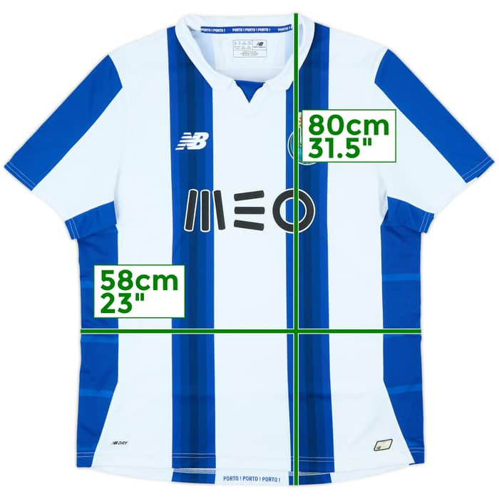 2016-17 Porto Home Shirt - 8/10 - (XL)