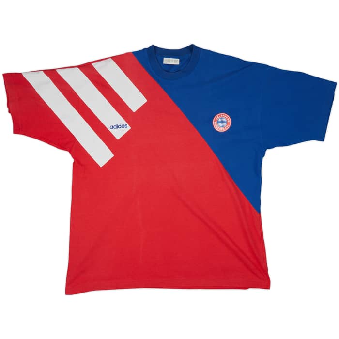 1991-92 Bayern Munich adidas Cotton T-Shirt - 6/10 - (XL)