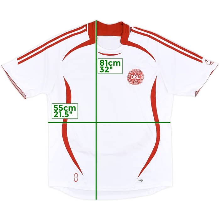 2006-08 Denmark Away Shirt - 8/10 - (XL)