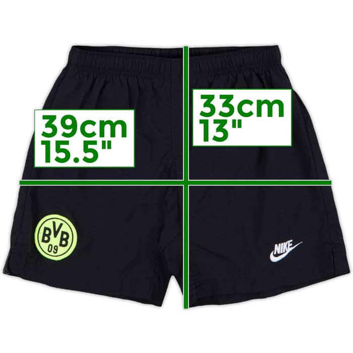 1996-97 Borussia Dortmund Nike Training Shorts - 9/10 - (M.Boys)