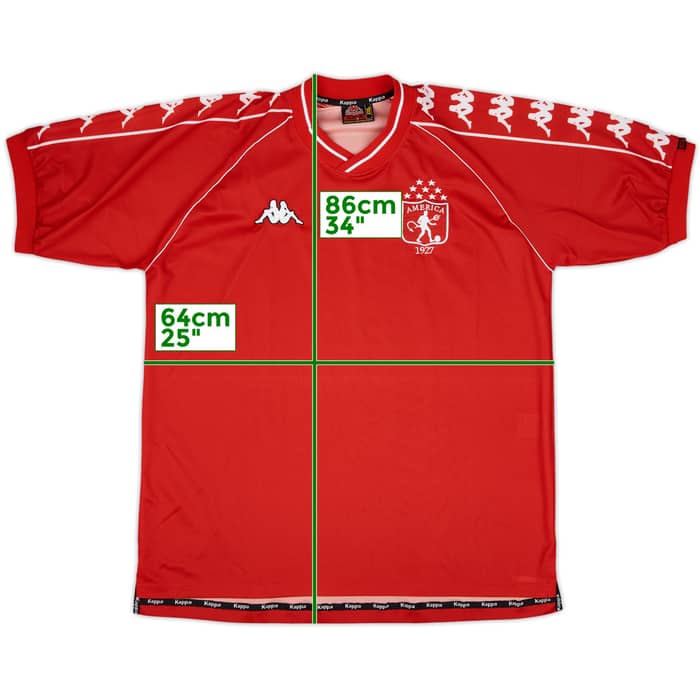 1998 America de Cali Home Shirt - 9/10 - (XXL)