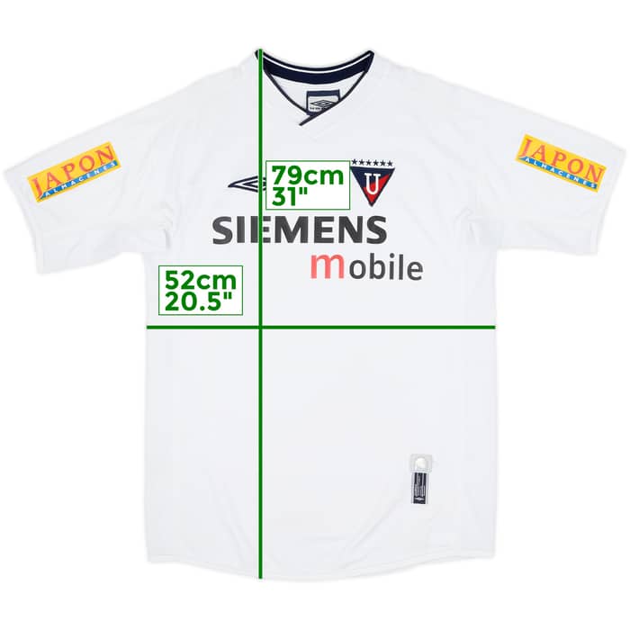 2003 LDU Quito Home Shirt - 7/10 - (M)