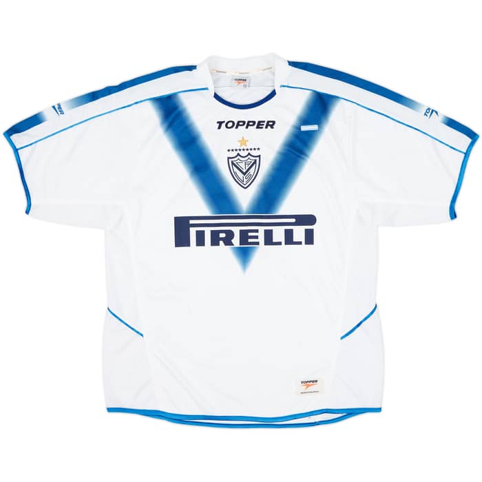2005-06 Velez Sarsfield Home Shirt Cubero #5 - 9/10 - (M)