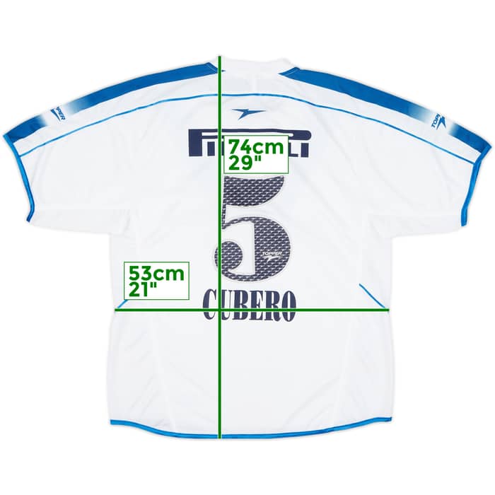 2005-06 Velez Sarsfield Home Shirt Cubero #5 - 9/10 - (M)