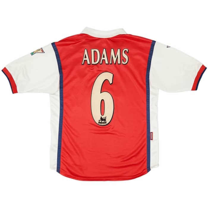 1998-99 Arsenal Home Shirt Adams #6 - 5/10 - (XL.Boys)