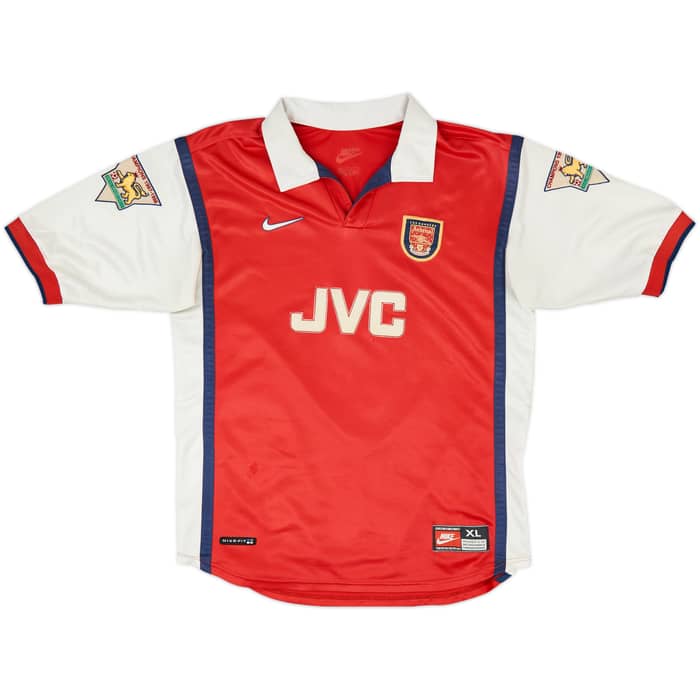 1998-99 Arsenal Home Shirt Adams #6 - 5/10 - (XL.Boys)