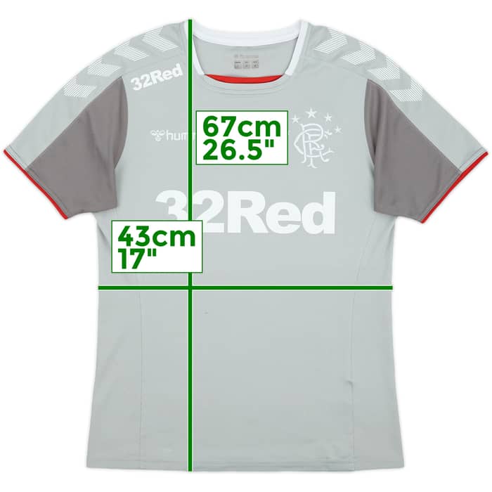2019-20 Rangers Hummel Training Shirt - 8/10 - (S)