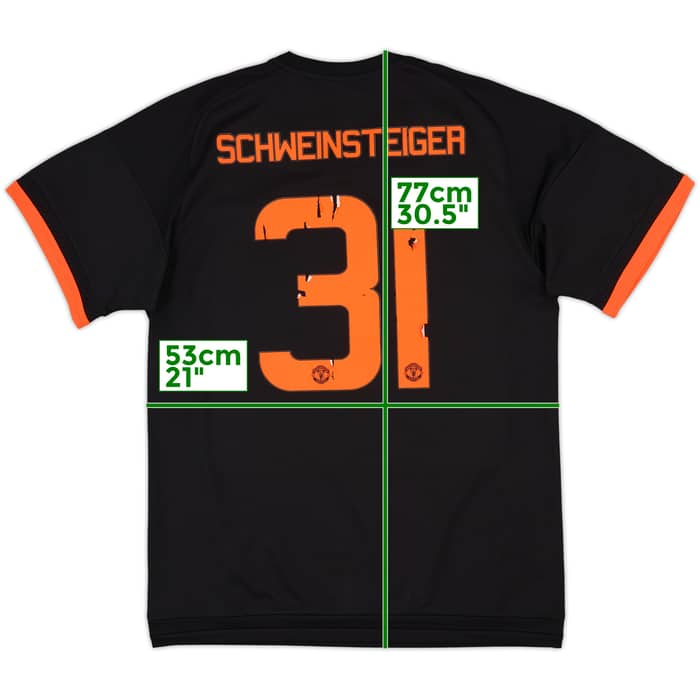 2015-16 Manchester United Third Shirt Schweinsteiger #31 - 4/10 - (L)