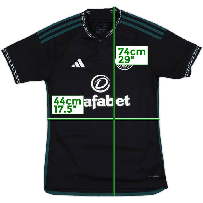 2023-24 Celtic Away Shirt - 9/10 - (S)