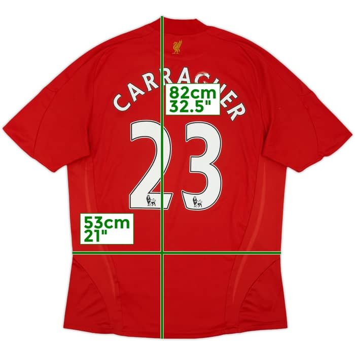 2008-10 Liverpool Home Shirt Carragher #23 - 5/10 - (L)