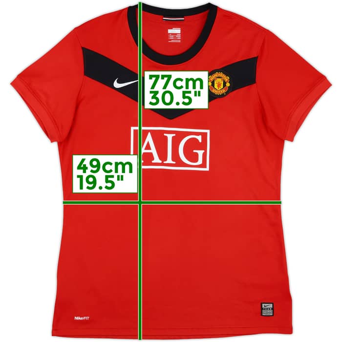 2009-10 Manchester United Home Shirt - 10/10 - (Women's XL)