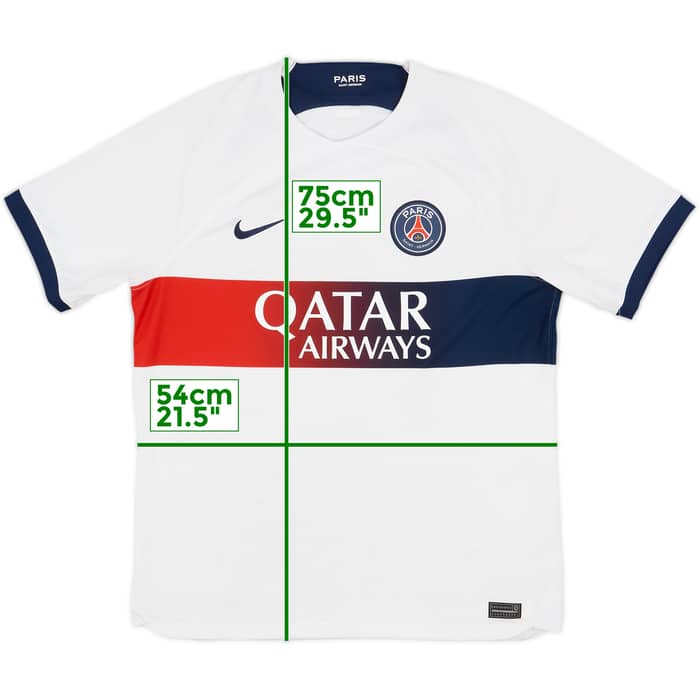 2023-24 Paris Saint-Germain Away Shirt - 6/10 - (L)
