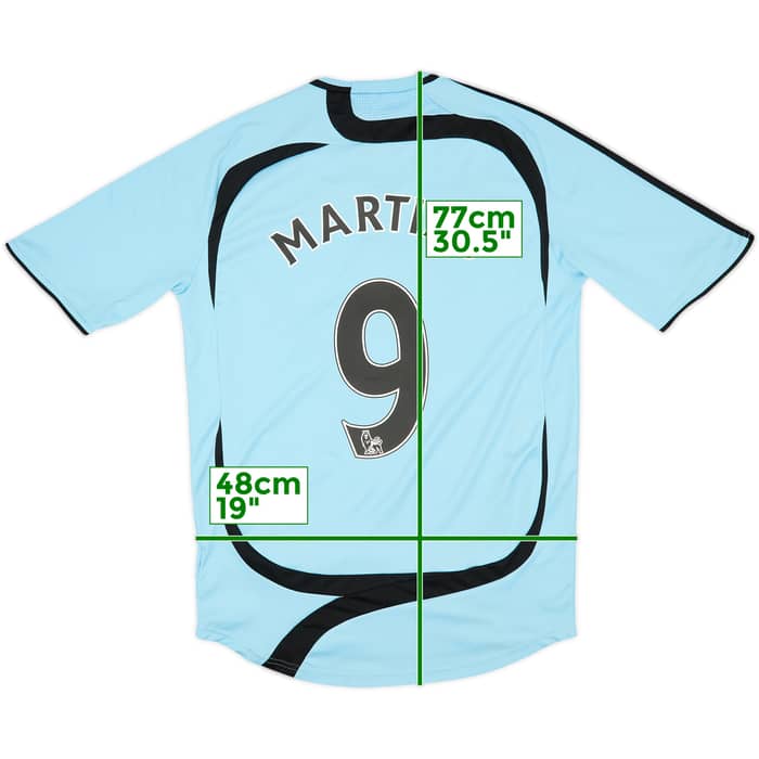 2007-08 Newcastle Away Shirt Martins #9 - 8/10 - (S)
