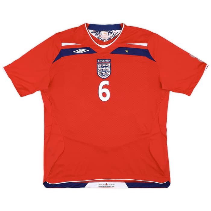 2008-10 England Away Shirt Terry #6 - 8/10 - (XXL)