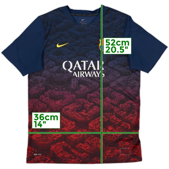 2015-16 Barcelona Nike Training Shirt - 5/10 - (XL.Boys)