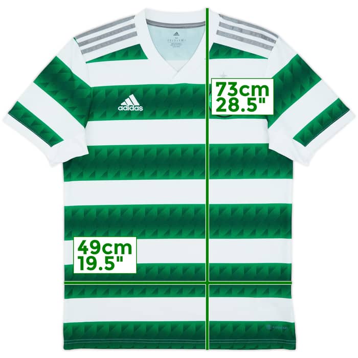 2022-23 Celtic Home Shirt - 8/10 - (M)