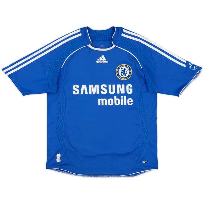 2006-08 Chelsea Home Shirt A Cole #3 - 6/10 - (XL.Boys)