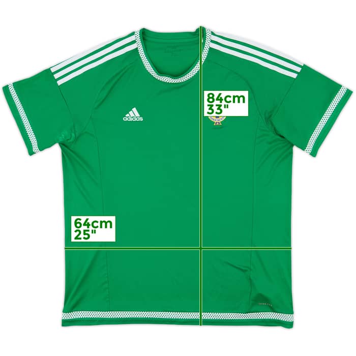 2015 Northern Ireland Home Shirt - 5/10 - (XL)