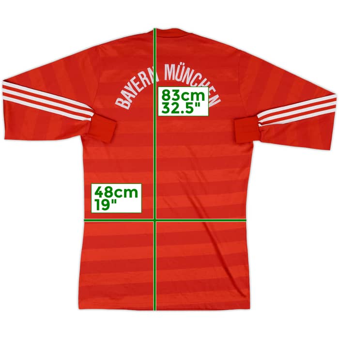 1984-89 Bayern Munich Home L/S Shirt - 7/10 - (L)