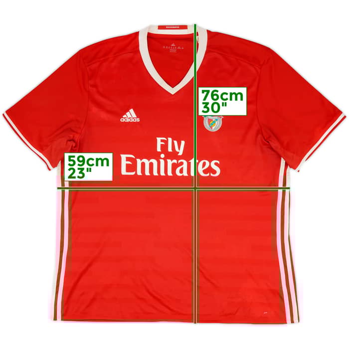 2016-17 Benfica Home Shirt - 4/10 - (XXL)