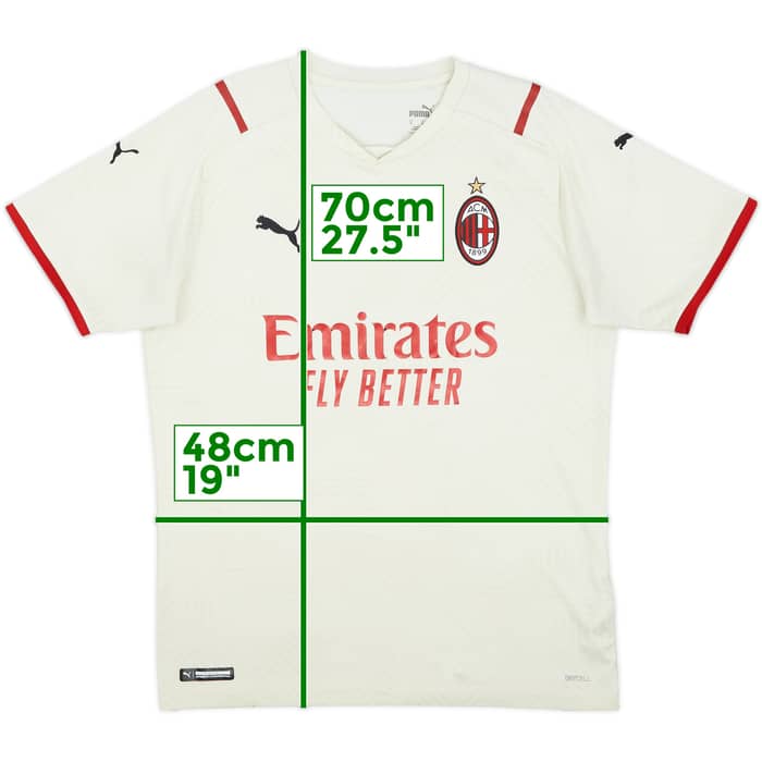 2021-22 AC Milan Away Shirt - 5/10 - (M)