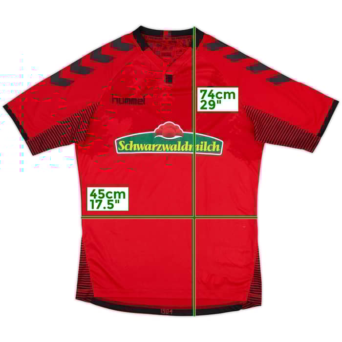2017-18 Freiburg Home Shirt - 8/10 - (M)