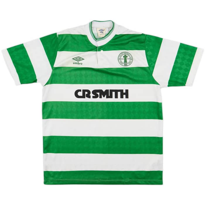 1987-89 Celtic Centenary Home Shirt - 8/10 - (S)
