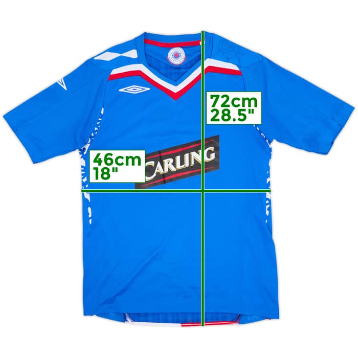 2007-08 Rangers Home Shirt - 9/10 - (S)
