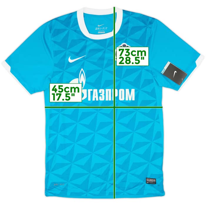 2011-12 Zenit St. Petersburg Home Shirt (S)