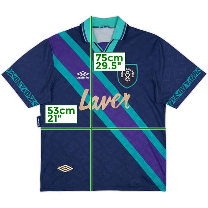 1993-95 Sheffield United Away Shirt - 6/10 - (L)