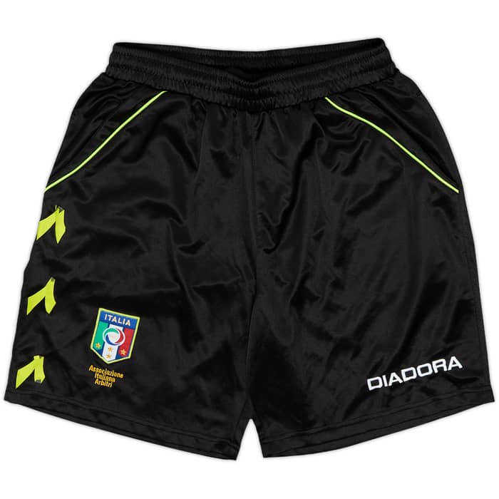 2007-09 Italy Diadora Referee L/S Full Kit - 7/10 - (M)