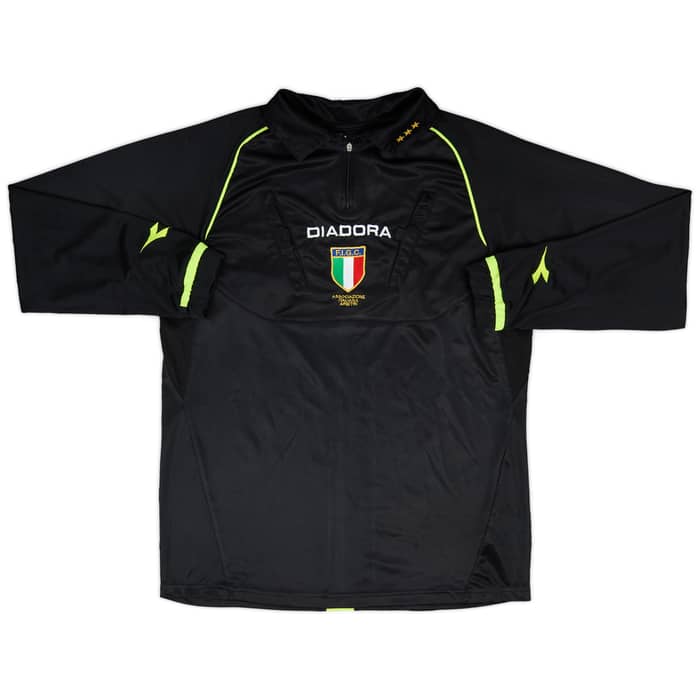 2000s Italy Diadora Referee L/S Shirt & Shorts - 9/10 - (L)