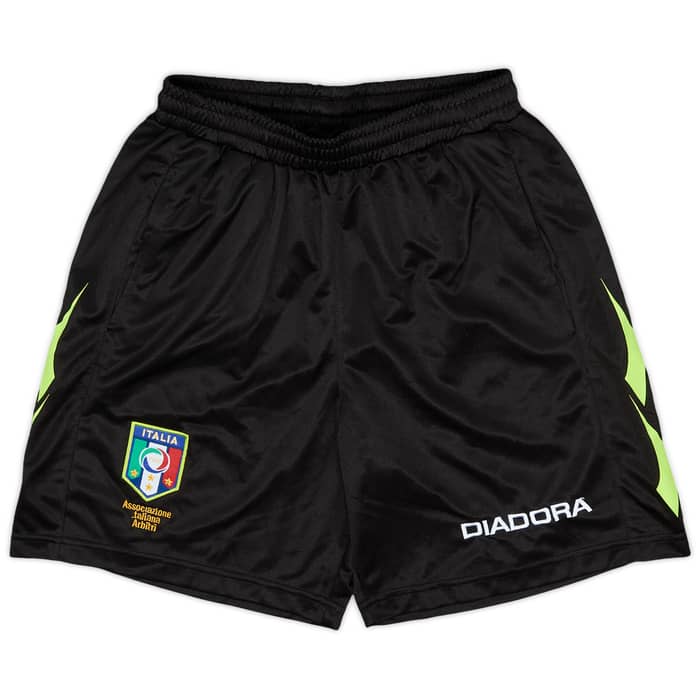 2000s Italy Diadora Referee L/S Shirt & Shorts - 9/10 - (L)