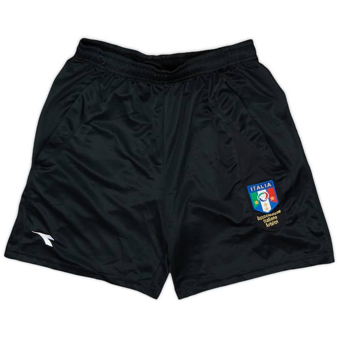 2011-12 Italy Diadora Referee L/S Shirt and Shorts - 9/10 - (S)