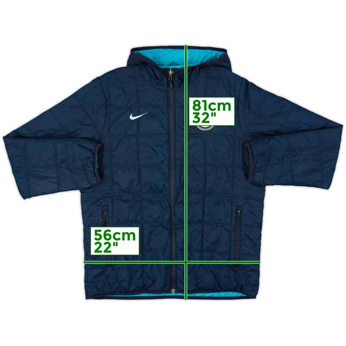 2010-11 Inter Milan Nike Reversible Padded Bench Coat - 4/10 - (L)
