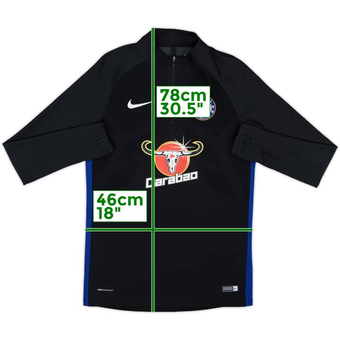 2018-19 Chelsea Nike 1/4 Zip Drill Top - 8/10 - (S)