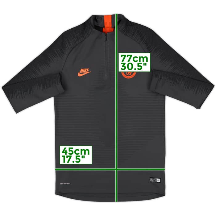 2019-20 Chelsea Nike Vaportknit 1/4 Zip Training Top - 8/10 - (S)
