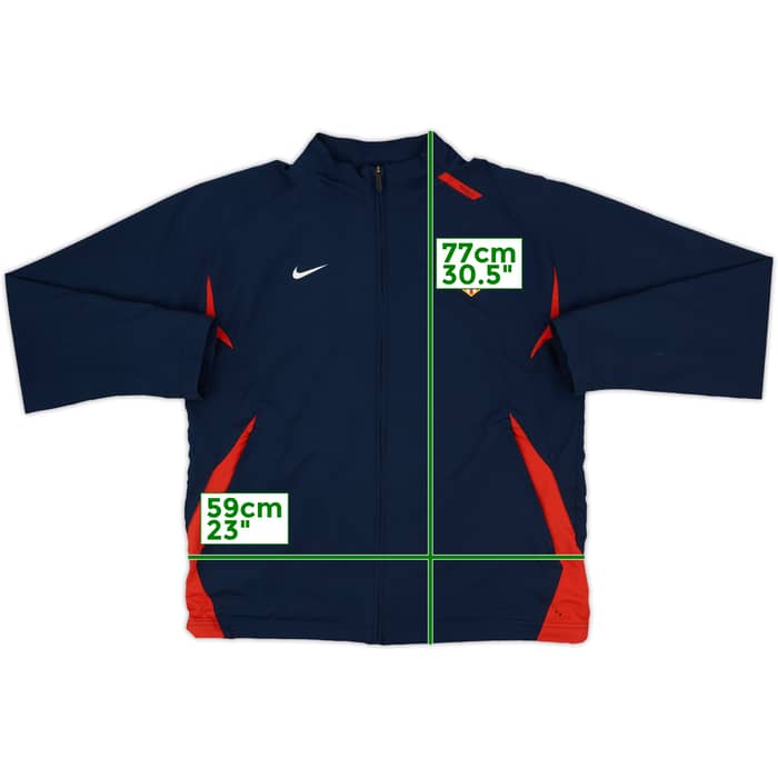 2007-08 Atletico Madrid Nike Track Jacket - 6/10 - (XL)