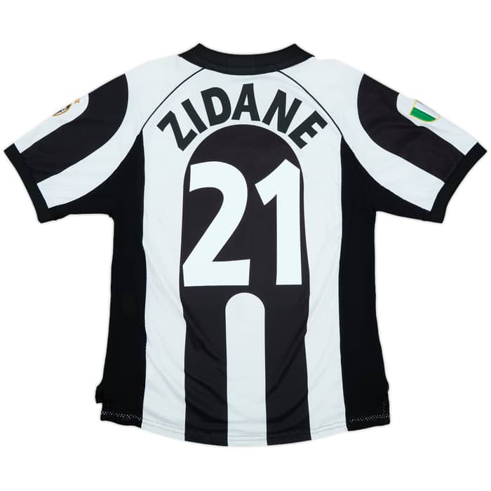 1997-98 Juventus Centenary Home Shirt Zidane #21 - 6/10 - (L)