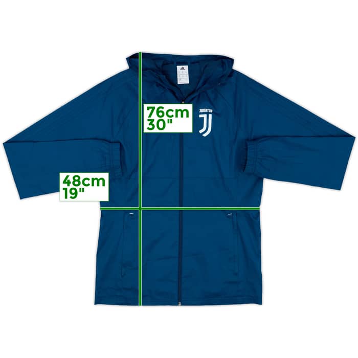 2017-18 Juventus adidas Hooded Rain Jacket - 10/10 - (XS)
