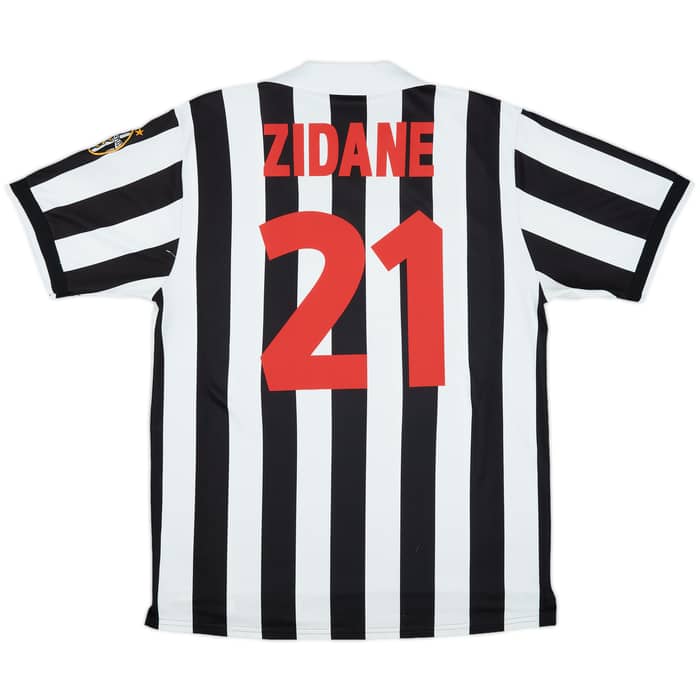 1998-99 Juventus Home Shirt Zidane #21 - 9/10 - (L)