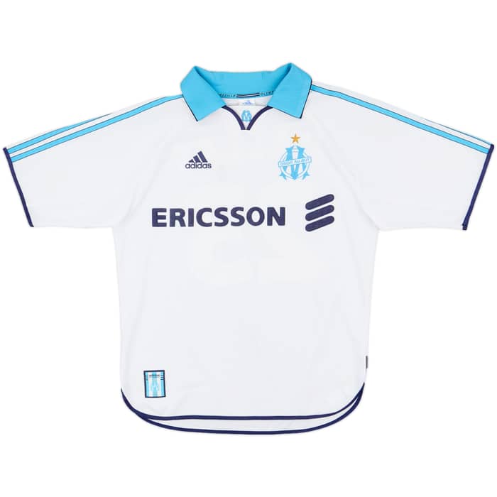 1999-00 Olympique Marseille Home Shirt Gallas #23 - 7/10 - (S)