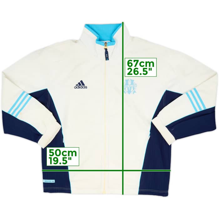 1999-00 Olympique Marseille adidas Track Jacket - 6/10 - (S)