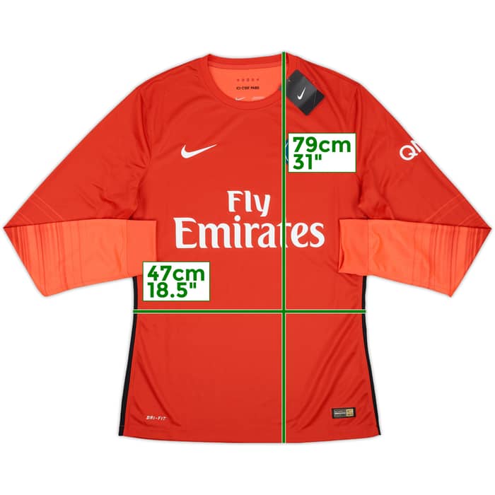 2015-16 Paris Saint-Germain Player Issue GK Shirt (L)