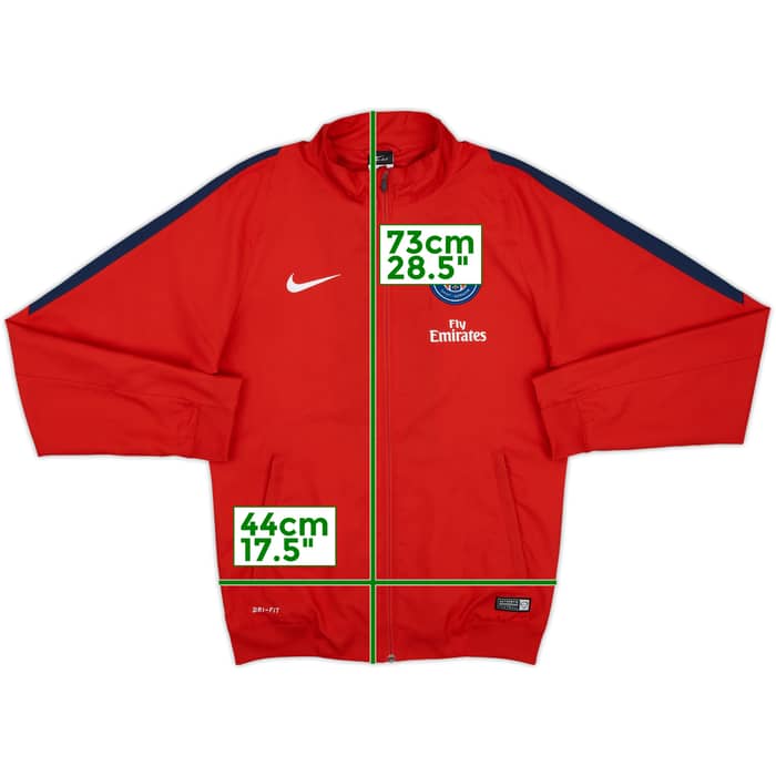 2016-17 Paris Saint-Germain Nike Track Jacket - 8/10 - (S)