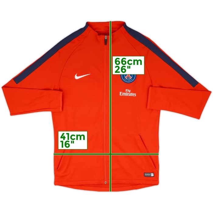 2017-18 Paris Saint-Germain Nike Track Jacket - 9/10 - (M)