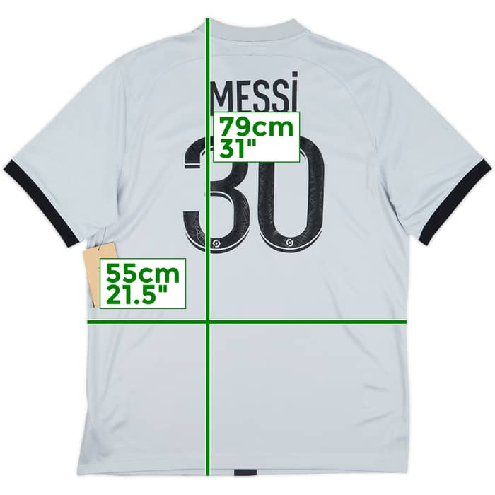 2022-23 Paris Saint-Germain Away Shirt Messi #30 (L)