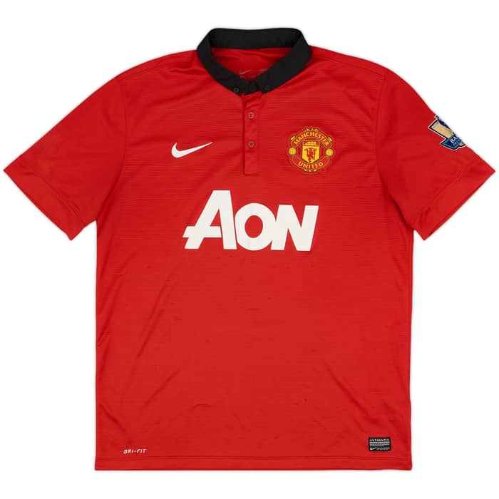 2013-14 Manchester United Home Shirt Mata #8 - 5/10 - (L)