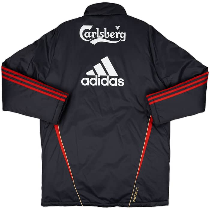 2009-10 Liverpool adidas Padded Bench Coat - 10/10 - (M/L)