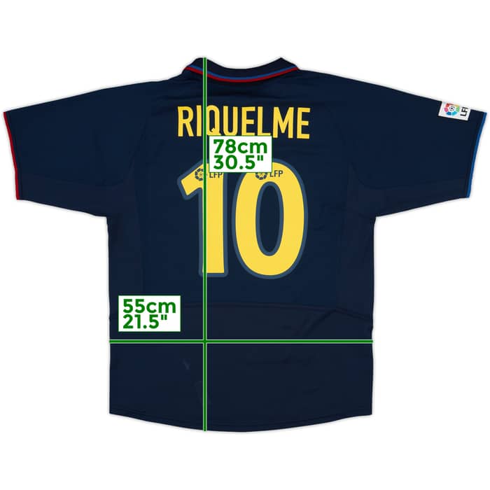 2002-03 Barcelona Away Shirt Riquelme #10 - 8/10 - (L)